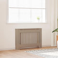 Heizkörperabdeckung 2 pcs Sonoma-Eiche 112 x 19 x 81,5 cm