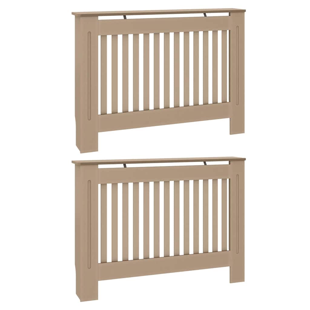 Heizkörperabdeckung 2 pcs Sonoma-Eiche 112 x 19 x 81,5 cm