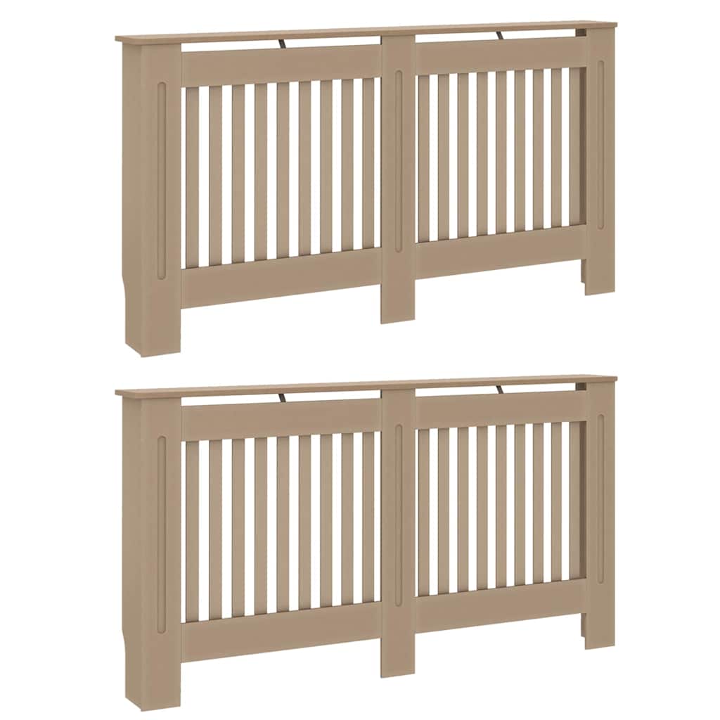 Heizkörperabdeckung 2 pcs Sonoma-Eiche 152 x 19 x 81,5 cm
