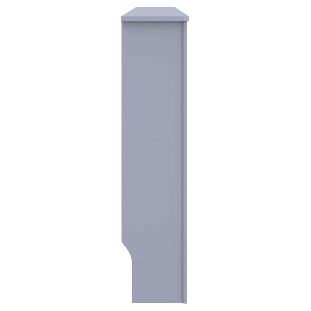 Heizkörperabdeckung 2 pcs Grau 172 x 19 x 81,5 cm Holzwerkstoff