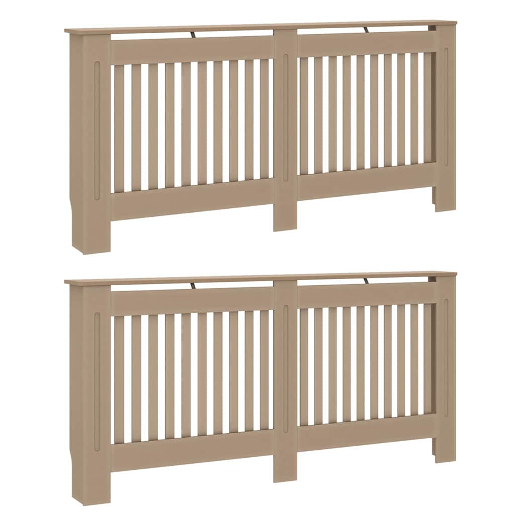 Heizkörperabdeckung 2 pcs Sonoma-Eiche 172 x 19 x 81,5 cm