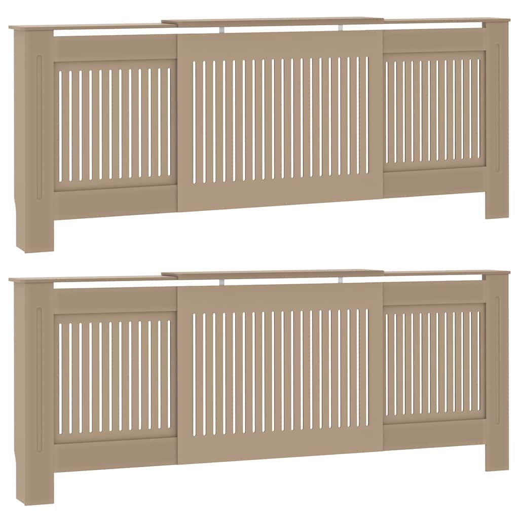 Heizkörperabdeckung 2 pcs Sonoma-Eiche 205 x 20,5 x 81,5 cm