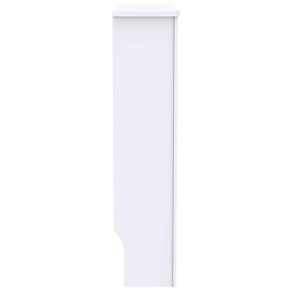 Heizkörperabdeckung 2 pcs Weiß 78 x 19 x 81,5 cm Holzwerkstoff