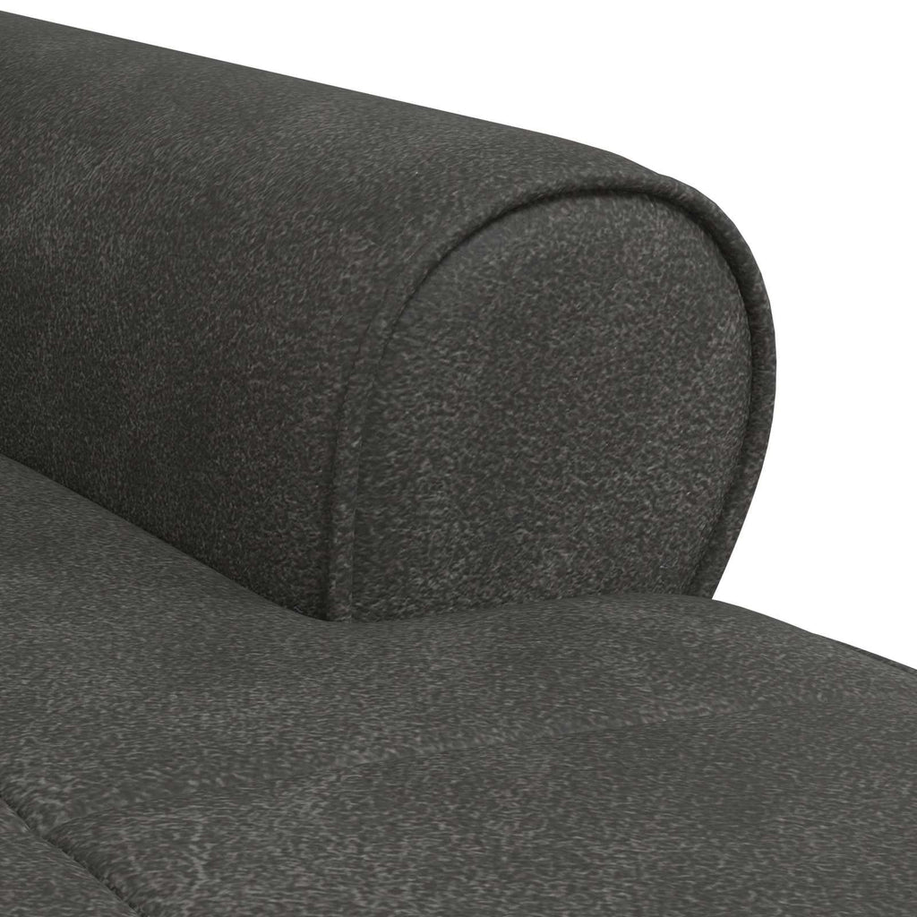 Lounge-Liege mit Kissen Schwarz 91 x 157 x 91 cm Kunstleder