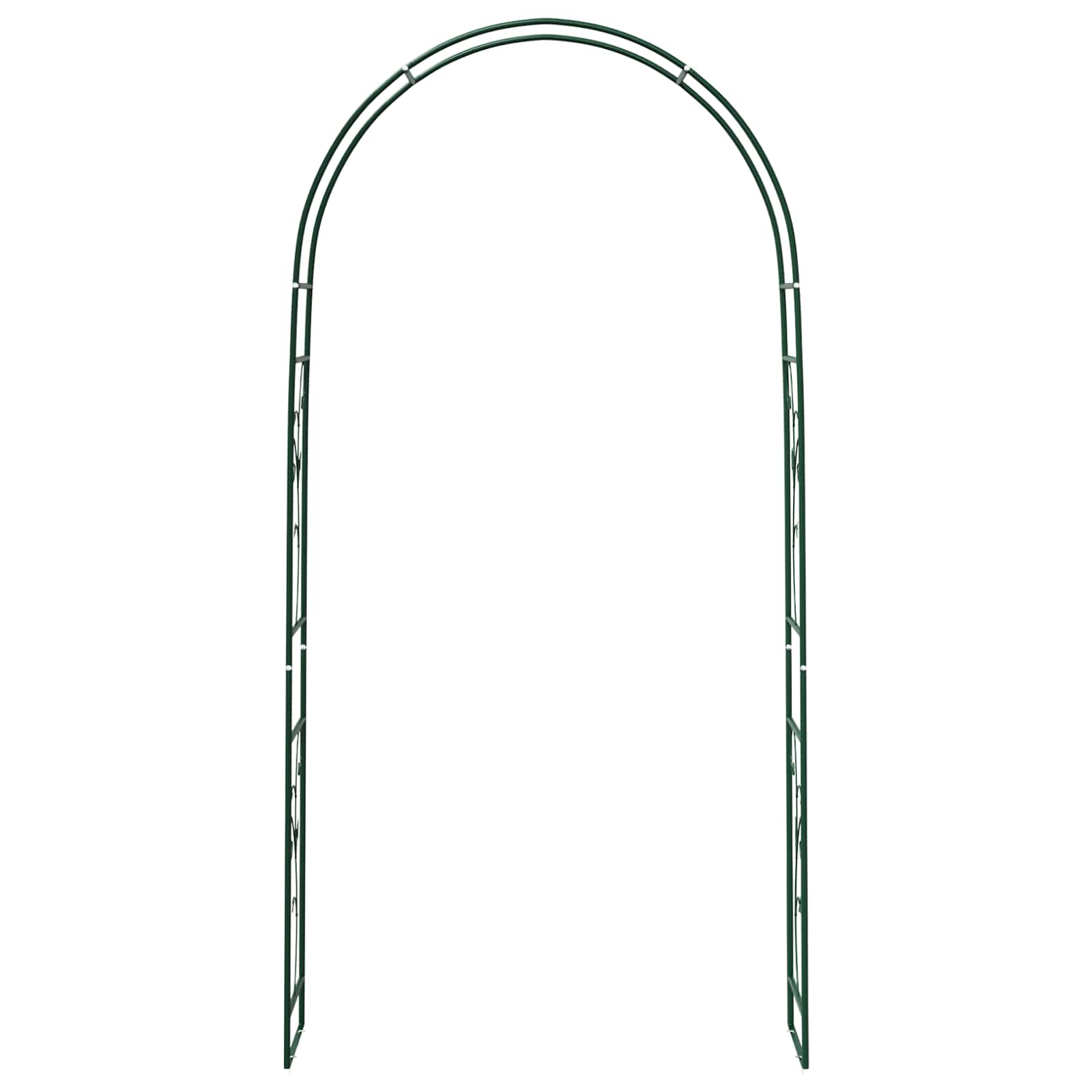 Gartenbogen Floral Grün 115 x 37 x 231 cm