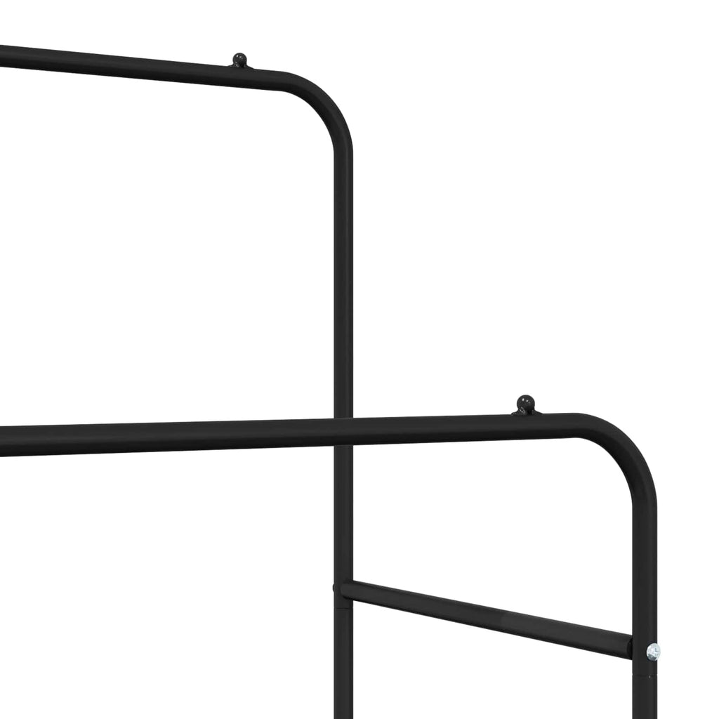 Kleiderständer Uni Schwarz 80 x 53 x 156 cm