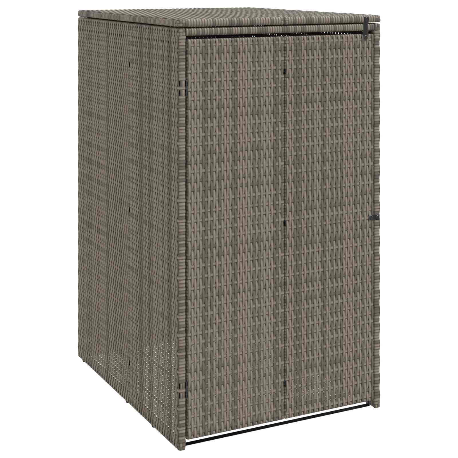 Mülltonnenbox Grau 65 x 80 x 115 cm Polyethylen