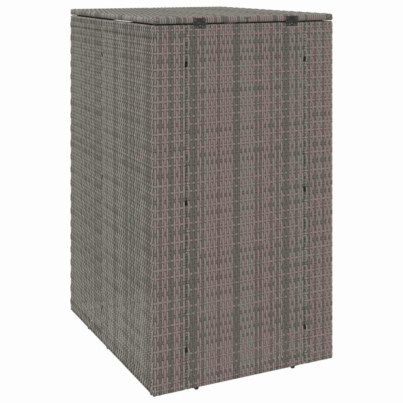 Mülltonnenbox Grau 65 x 80 x 115 cm Polyethylen