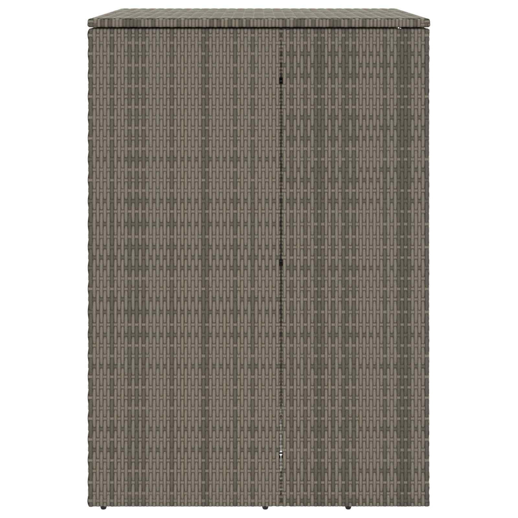 Mülltonnenbox Grau 65 x 80 x 115 cm Polyethylen