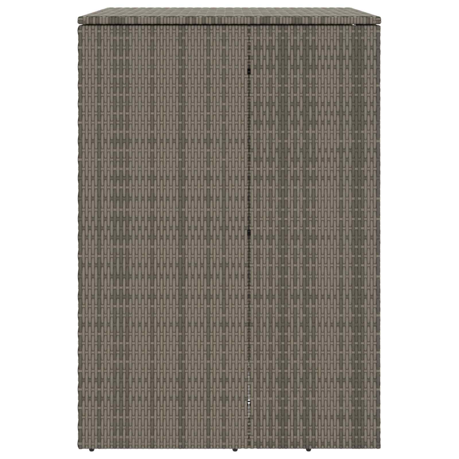Mülltonnenbox Grau 65 x 80 x 115 cm Polyethylen