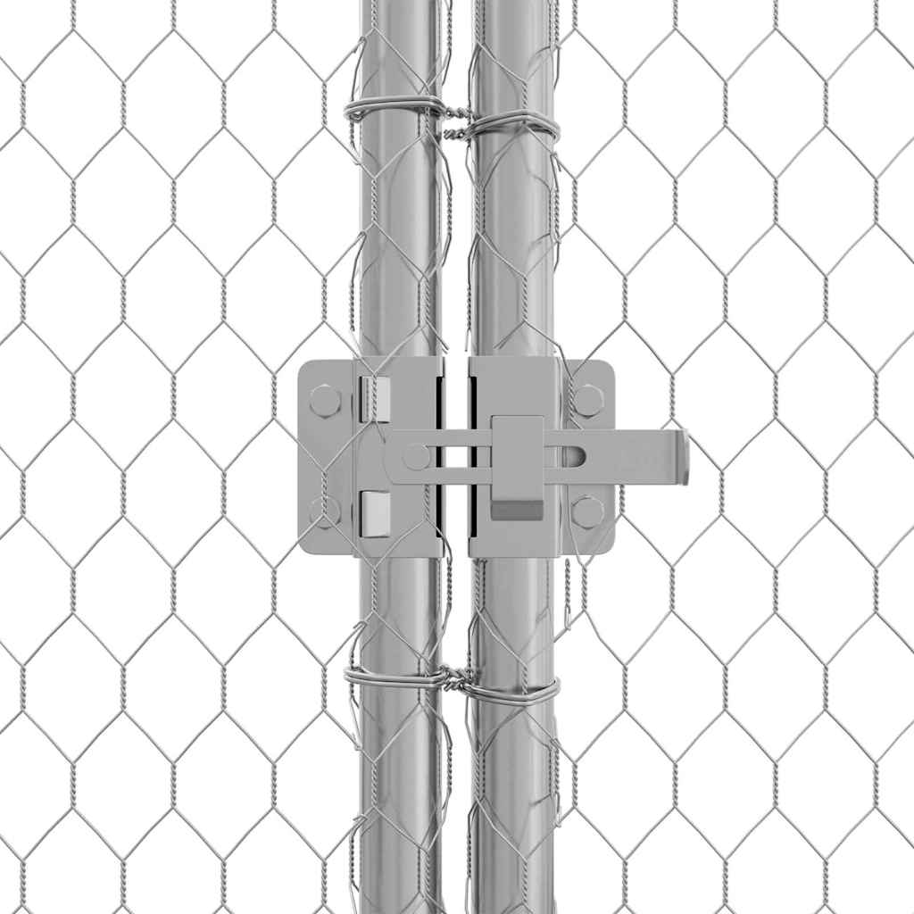 Hühnerkäfig Silber 170 x 100 x 177 cm Verzinkter Stahl