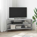 EckTVSchrank Beton Grau 102x40,5x45cm Holzwerkstoff