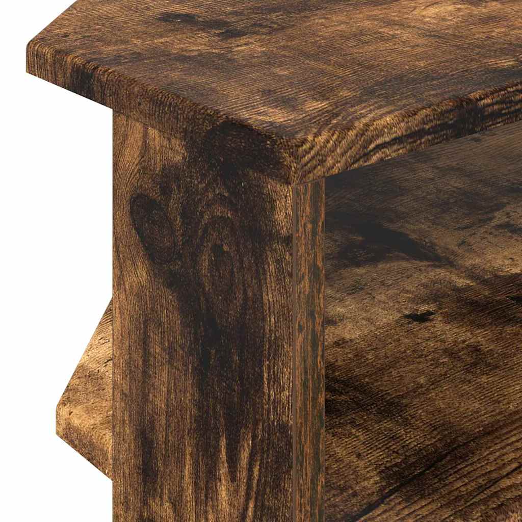 EckTVSchrank Geräucherte Eiche 102x40,5x45cm Holzwerkstoff