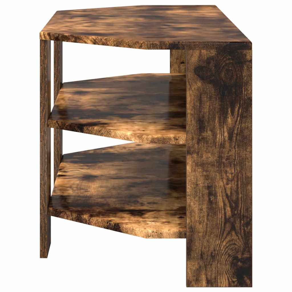 EckTVSchrank Geräucherte Eiche 102x40,5x45cm Holzwerkstoff