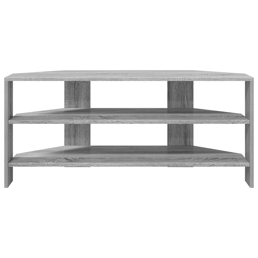 EckTVSchrank Graues Sonoma 102x40,5x45cm Holzwerkstoff