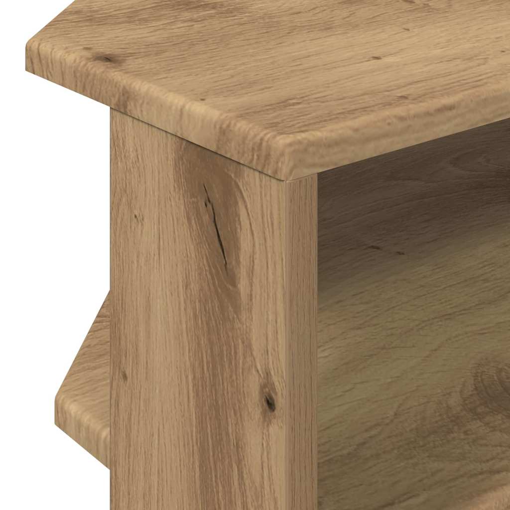 EckTVSchrank Artisan-Eiche 102x40,5x45cm Holzwerkstoff
