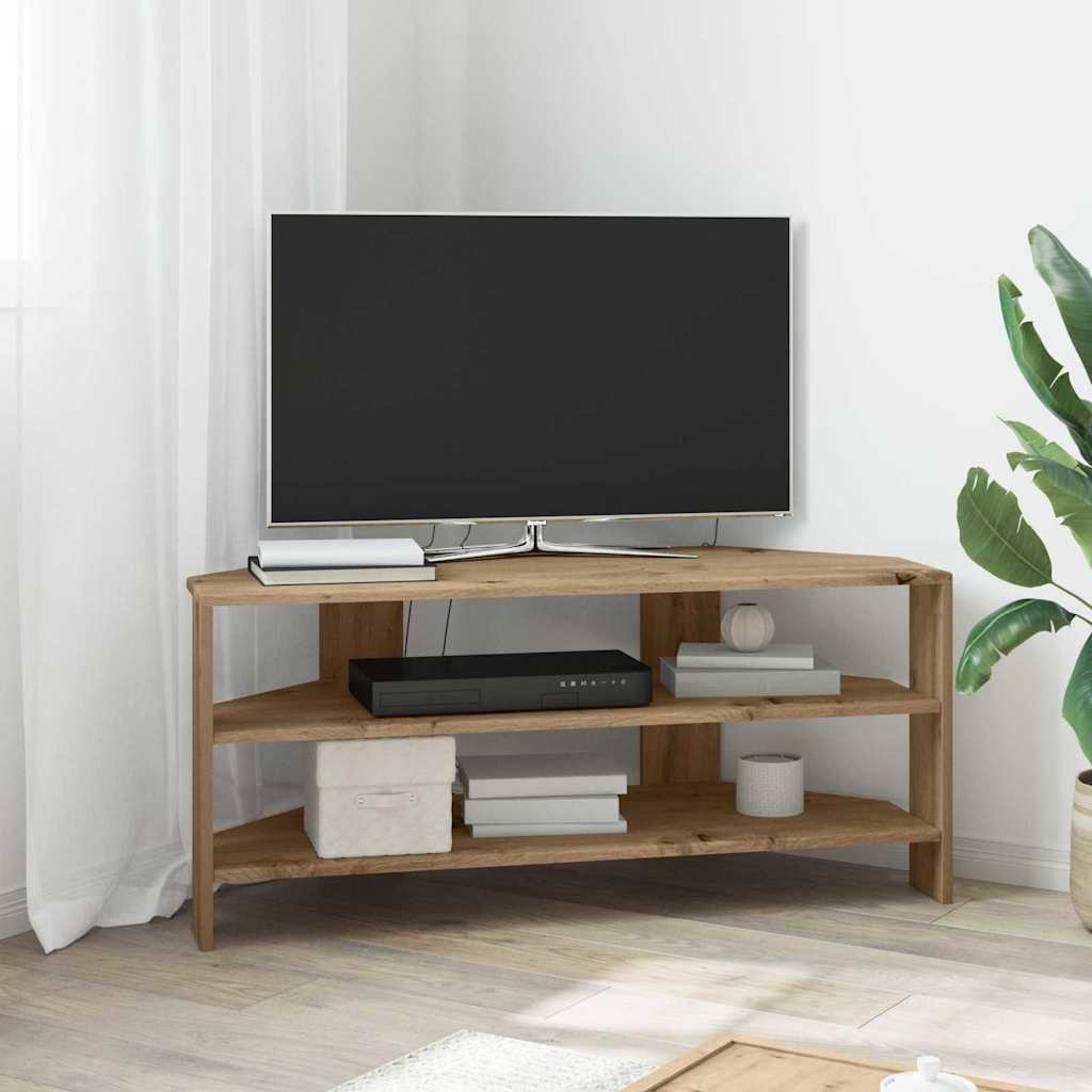 EckTVSchrank Artisan-Eiche 102x40,5x45cm Holzwerkstoff