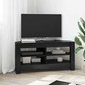 EckTVSchrank Schwarz 102 x 40,5 x 45 cm Holzwerkstoff
