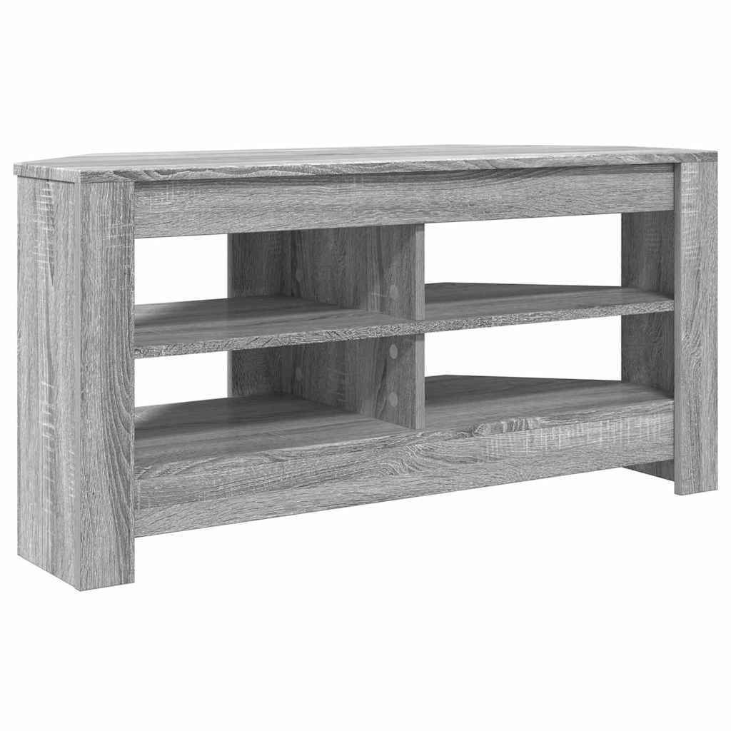 EckTVSchrank Graues Sonoma 102 x 40,5 x 45 cm Holzwerkstoff