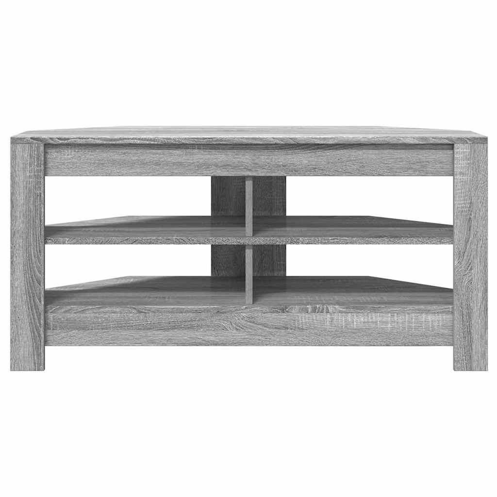 EckTVSchrank Graues Sonoma 102 x 40,5 x 45 cm Holzwerkstoff