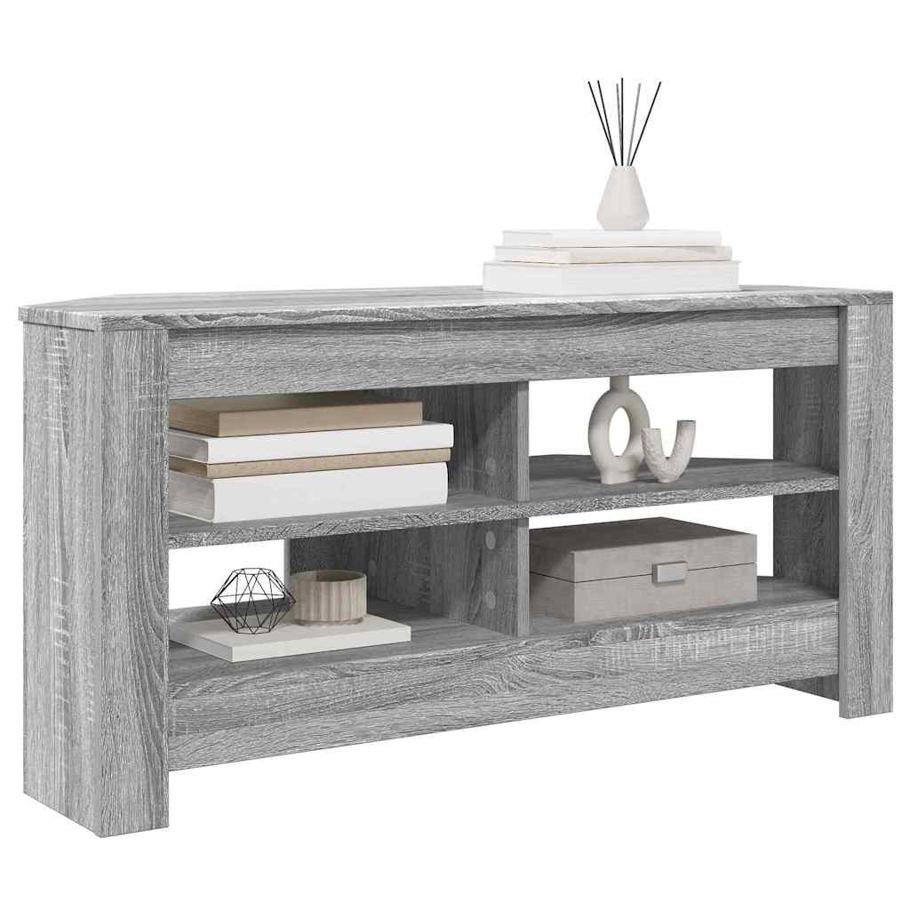 EckTVSchrank Graues Sonoma 102 x 40,5 x 45 cm Holzwerkstoff