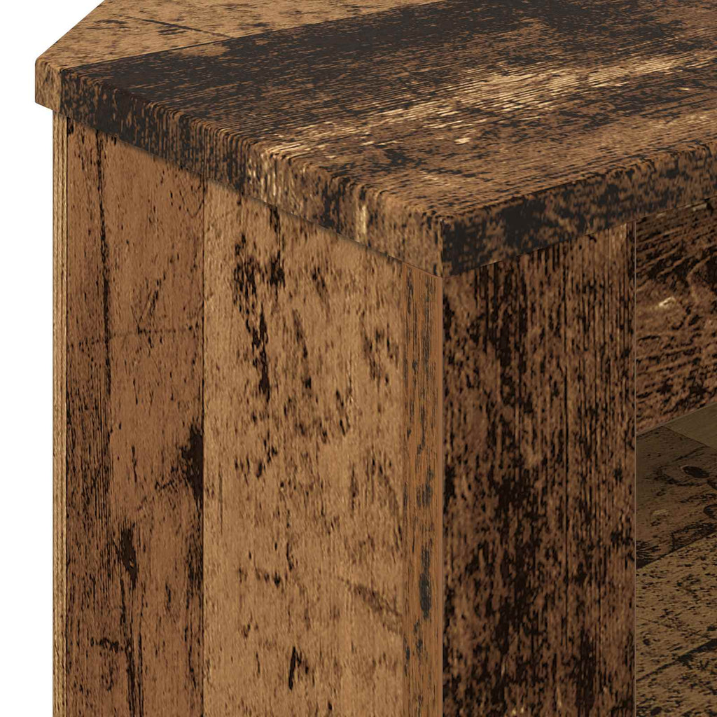 EckTVSchrank Altholz 102 x 40,5 x 45 cm Holzwerkstoff