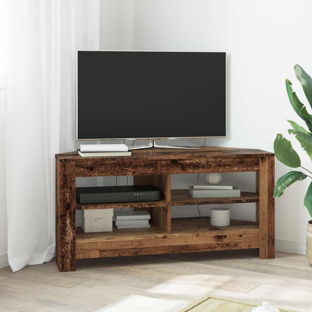EckTVSchrank Altholz 102 x 40,5 x 45 cm Holzwerkstoff