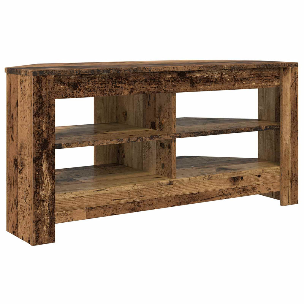 EckTVSchrank Altholz 102 x 40,5 x 45 cm Holzwerkstoff