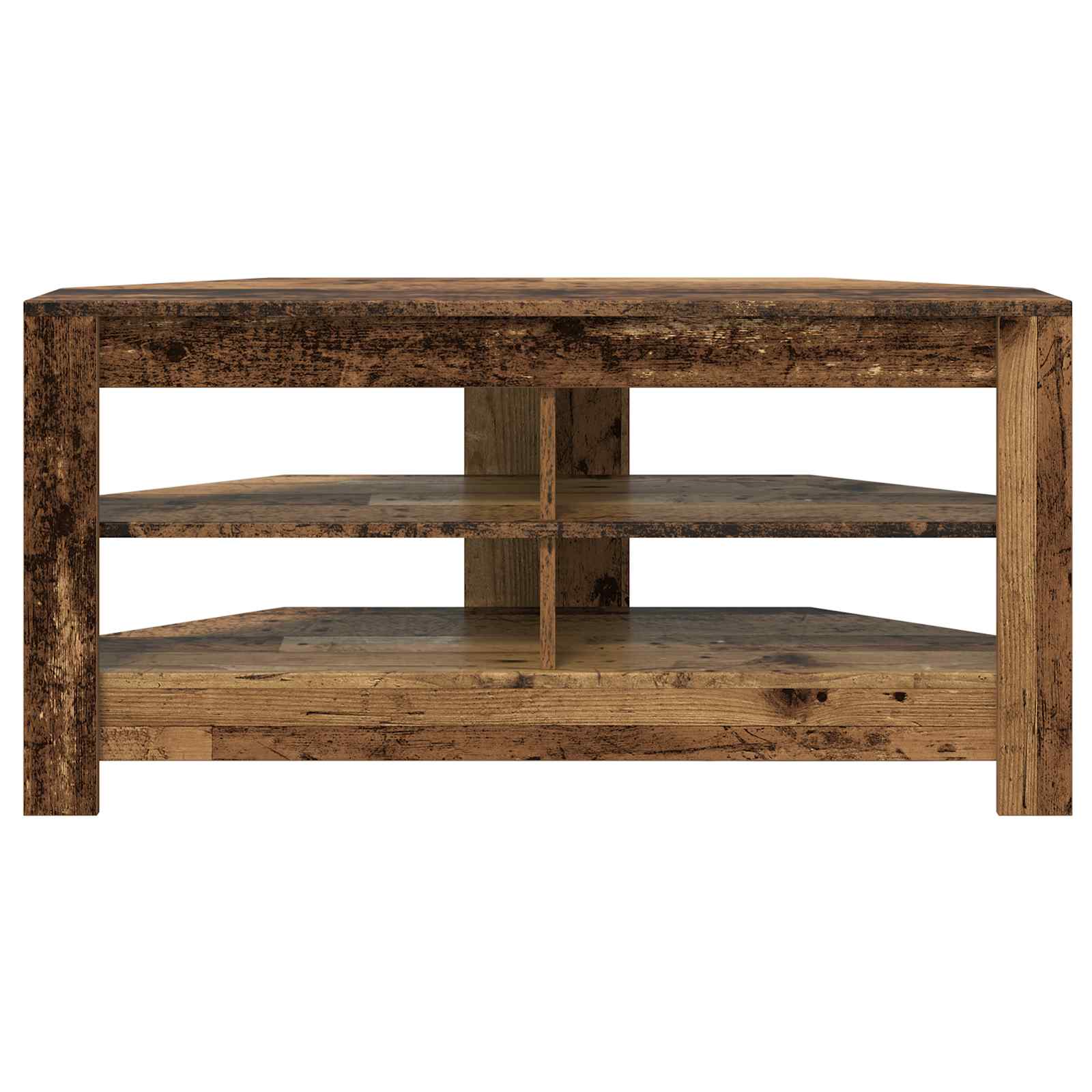 EckTVSchrank Altholz 102 x 40,5 x 45 cm Holzwerkstoff