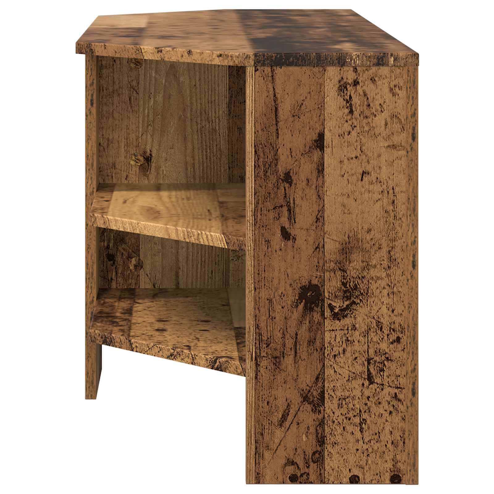 EckTVSchrank Altholz 102 x 40,5 x 45 cm Holzwerkstoff