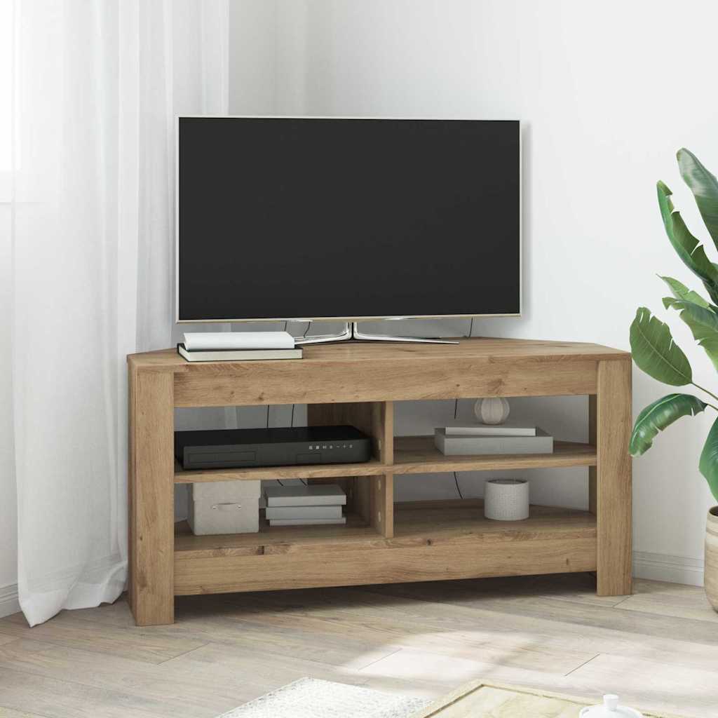 EckTVSchrank Artisan-Eiche 102 x 40,5 x 45 cm Holzwerkstoff