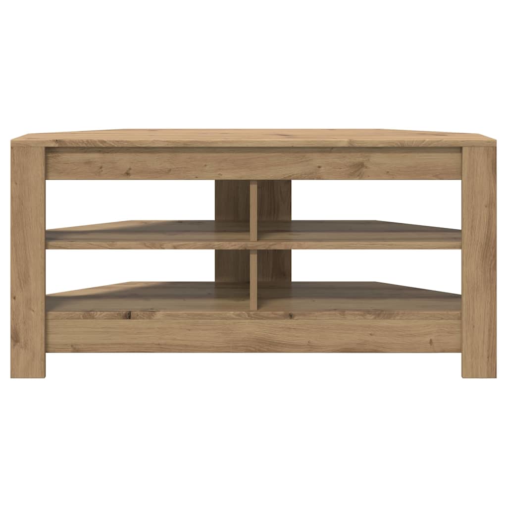 EckTVSchrank Artisan-Eiche 102 x 40,5 x 45 cm Holzwerkstoff