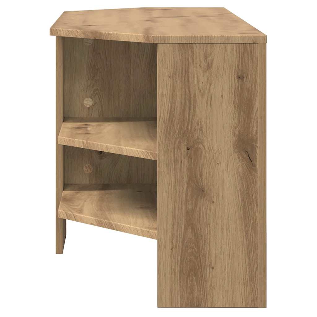 EckTVSchrank Artisan-Eiche 102 x 40,5 x 45 cm Holzwerkstoff