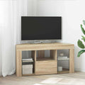 Eck-LED-TV-Schrank Sonoma-Eiche 100 x 40 x 50 cm Holzwerkstoff