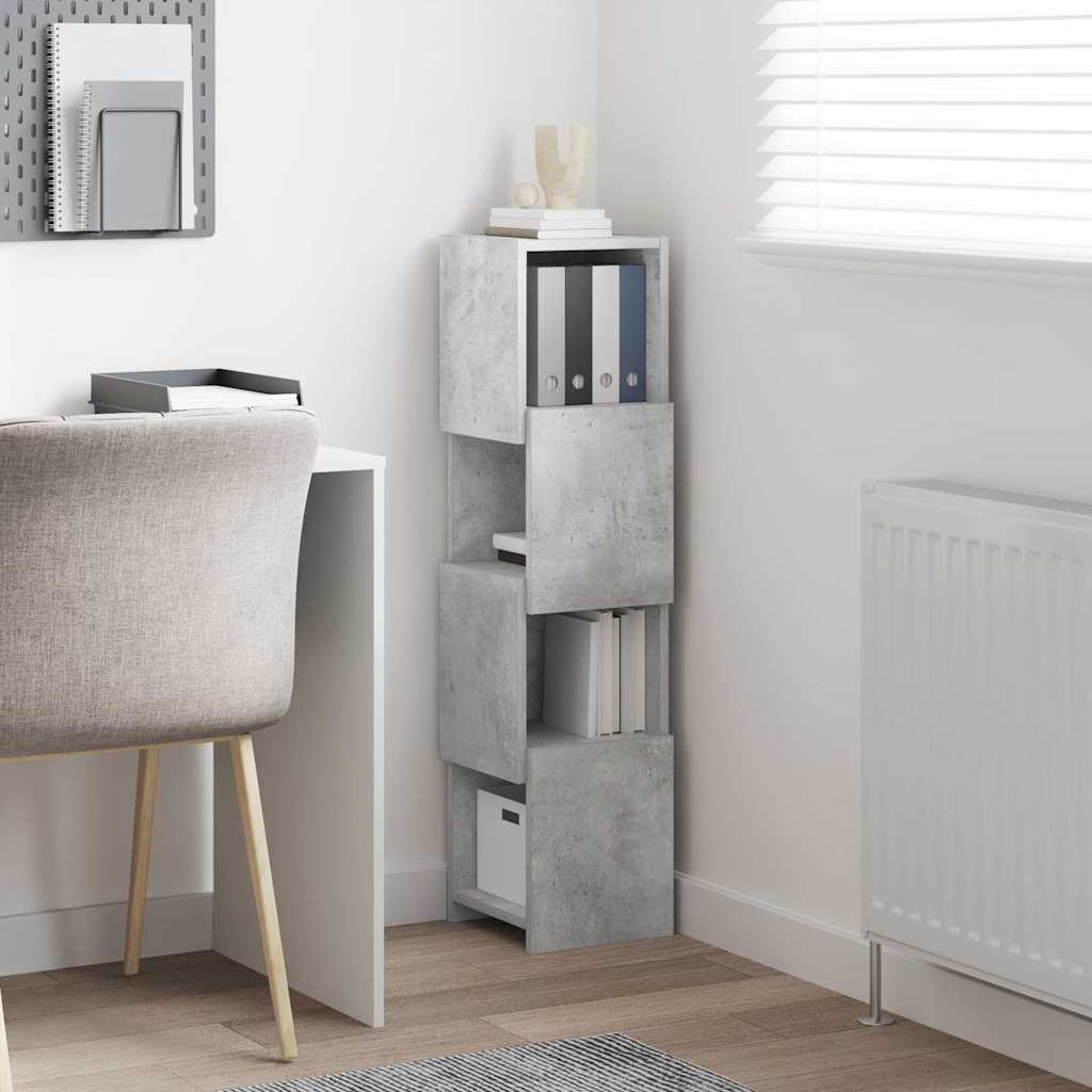 Eckschrank Beton Grau 25,5x25x102cm Holzwerkstoff