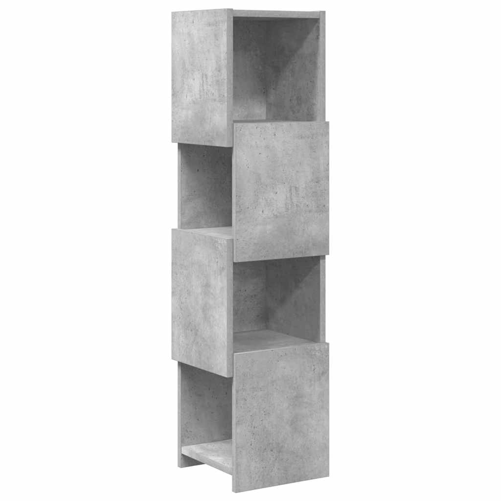 Eckschrank Beton Grau 25,5x25x102cm Holzwerkstoff