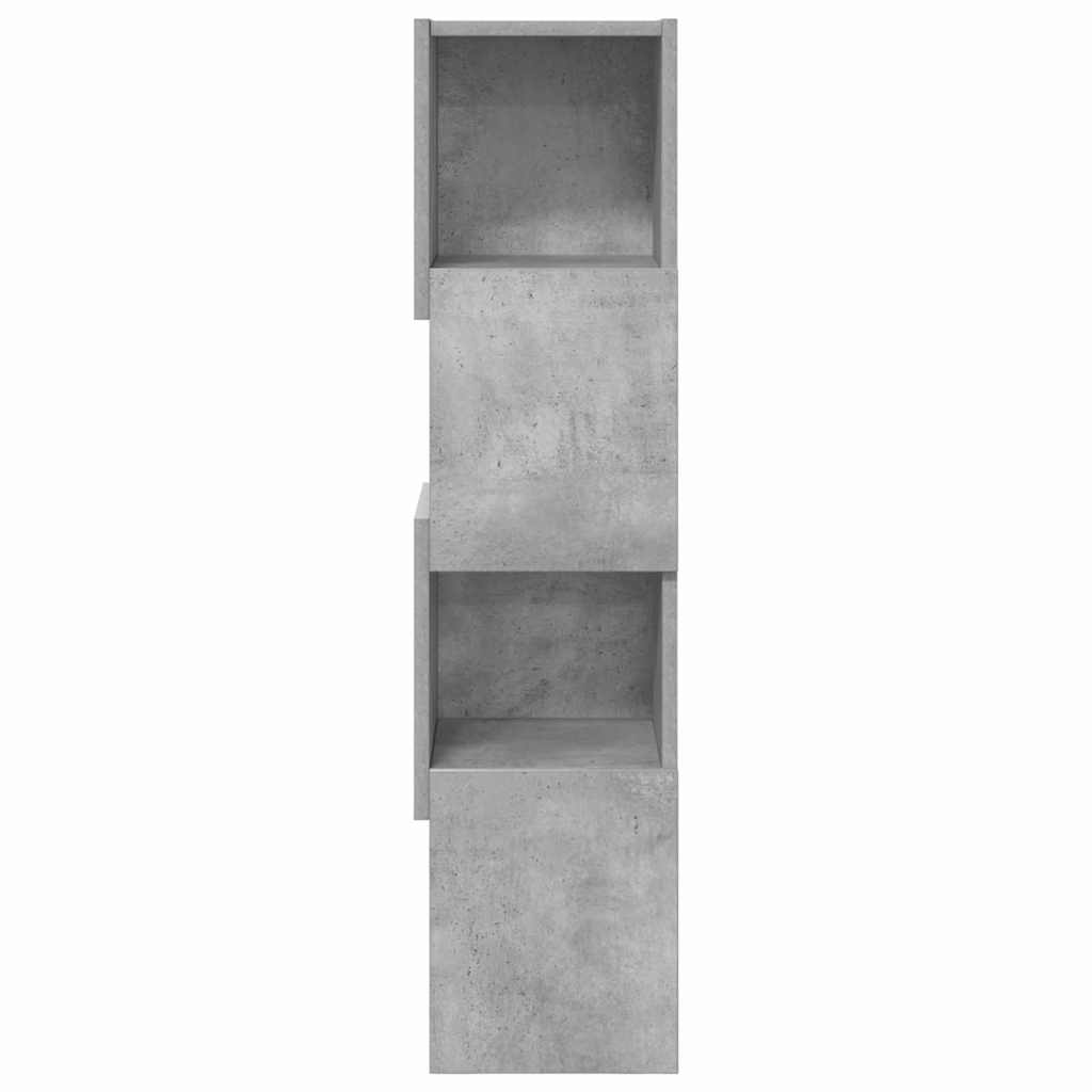 Eckschrank Beton Grau 25,5x25x102cm Holzwerkstoff