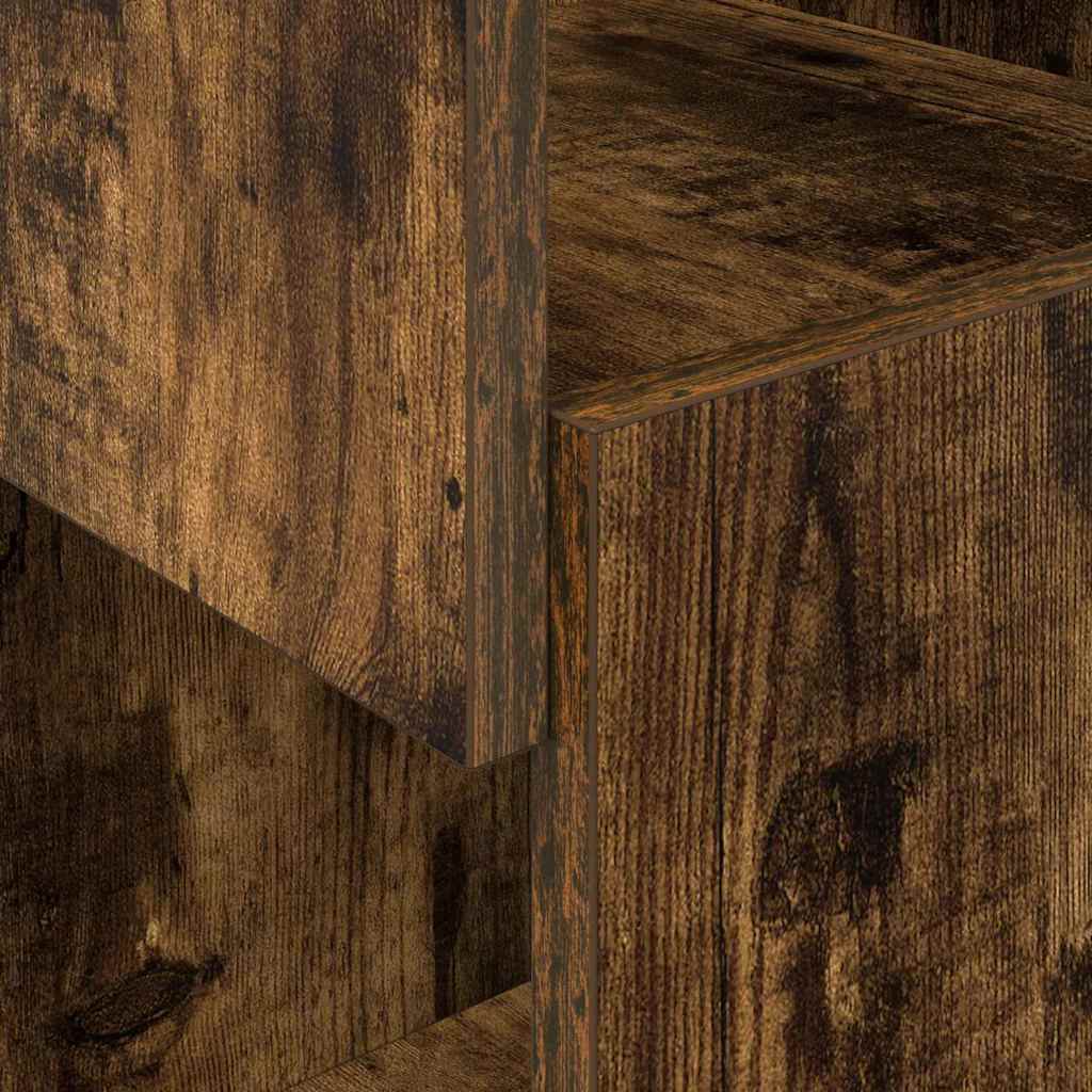 Eckschrank Geräucherte Eiche 25,5x25x102cm Holzwerkstoff