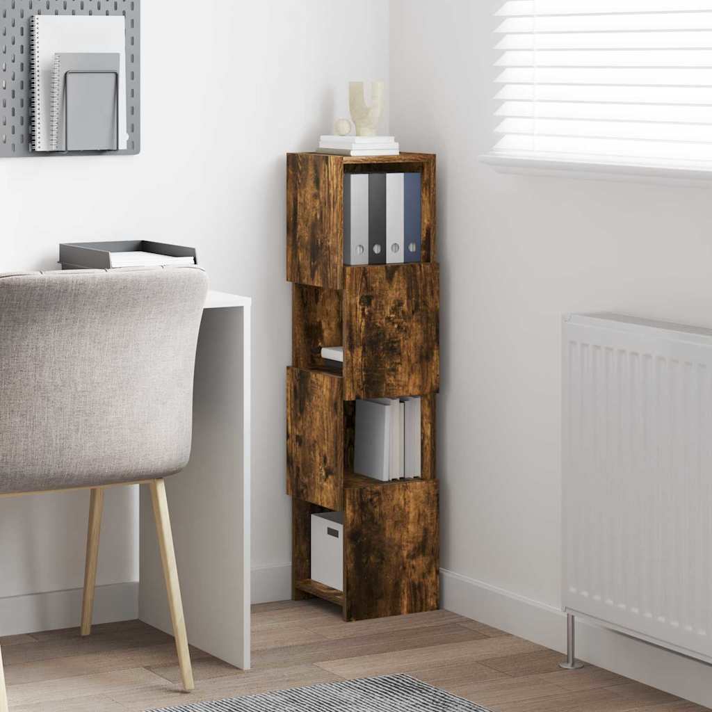 Eckschrank Geräucherte Eiche 25,5x25x102cm Holzwerkstoff