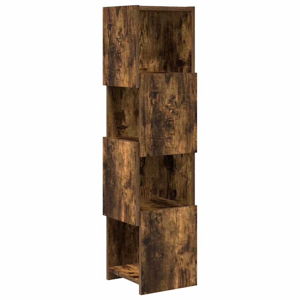 Eckschrank Geräucherte Eiche 25,5x25x102cm Holzwerkstoff