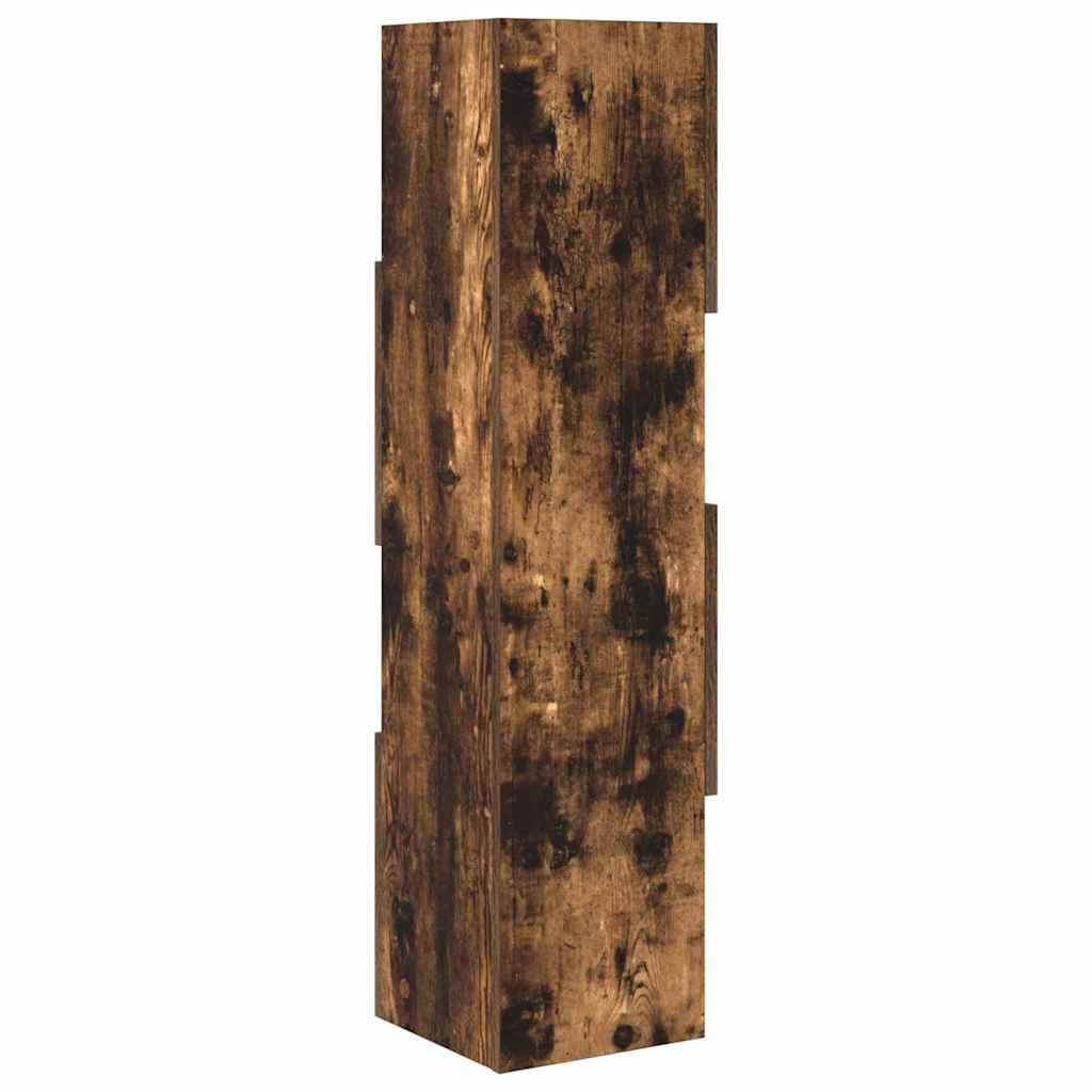 Eckschrank Geräucherte Eiche 25,5x25x102cm Holzwerkstoff