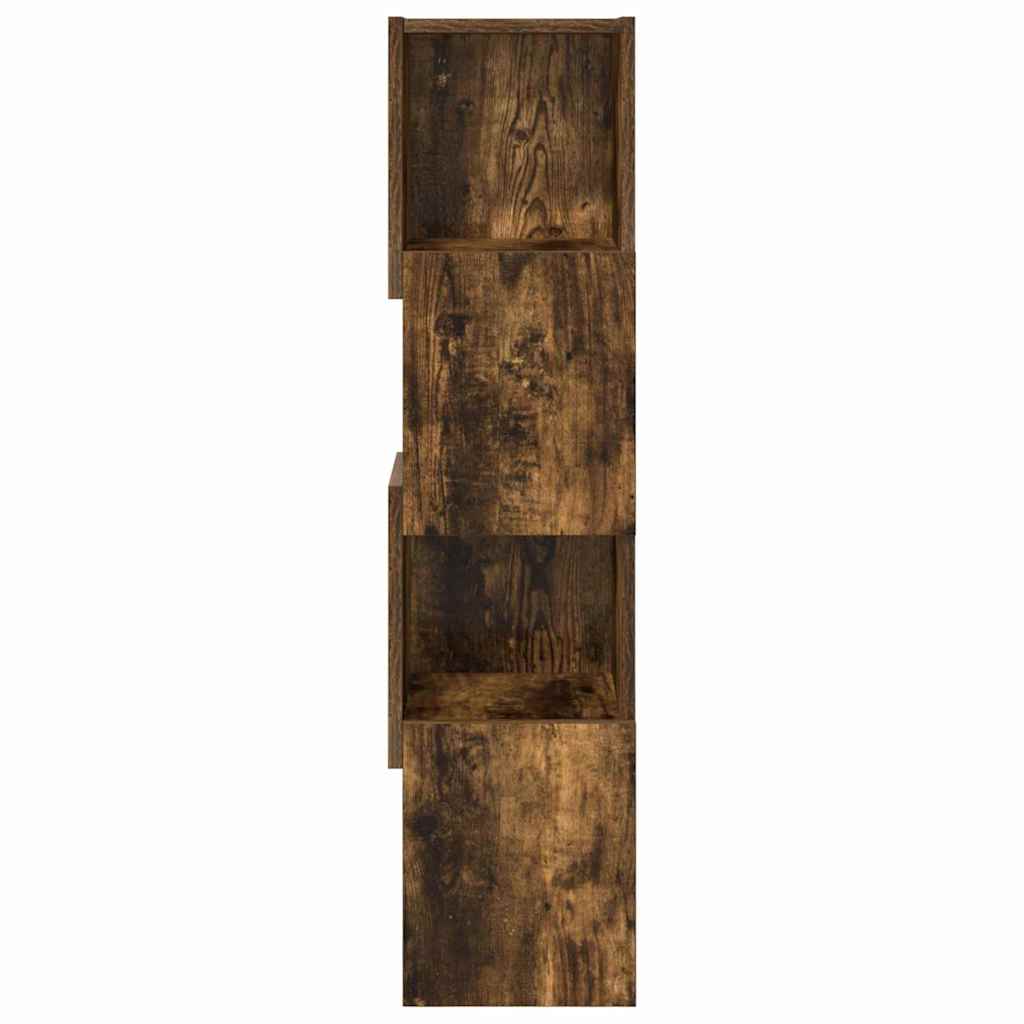 Eckschrank Geräucherte Eiche 25,5x25x102cm Holzwerkstoff