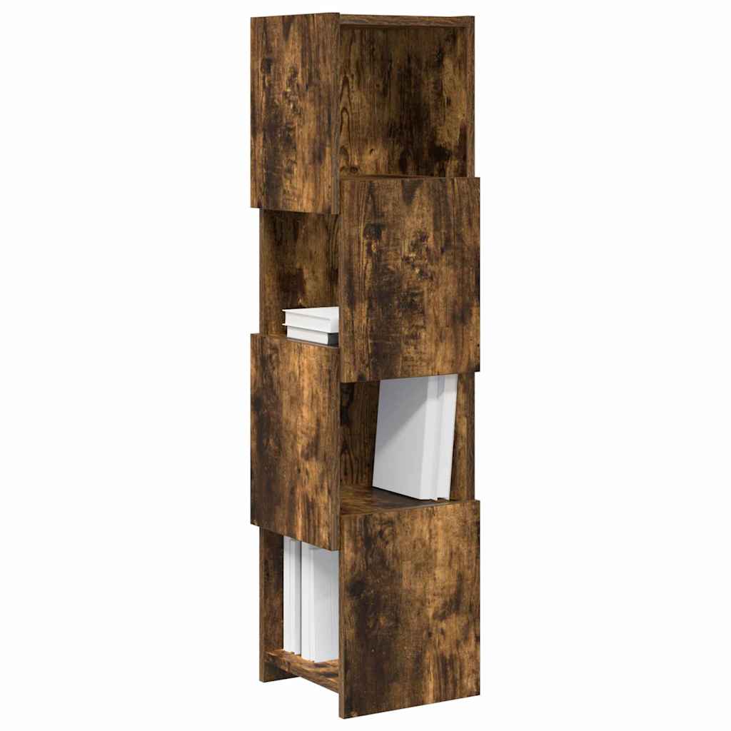 Eckschrank Geräucherte Eiche 25,5x25x102cm Holzwerkstoff