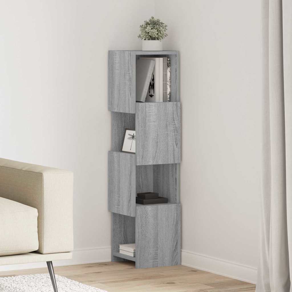 Eckschrank Graues Sonoma 25,5x25x102cm Holzwerkstoff