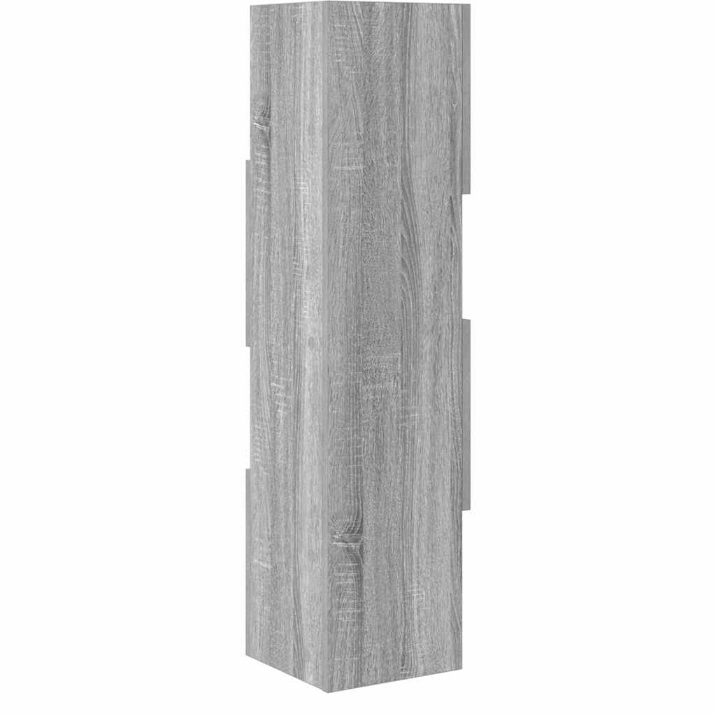 Eckschrank Graues Sonoma 25,5x25x102cm Holzwerkstoff