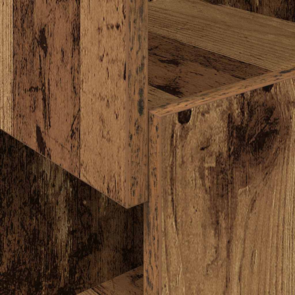 Eckschrank Altholz 25,5x25x102cm Holzwerkstoff