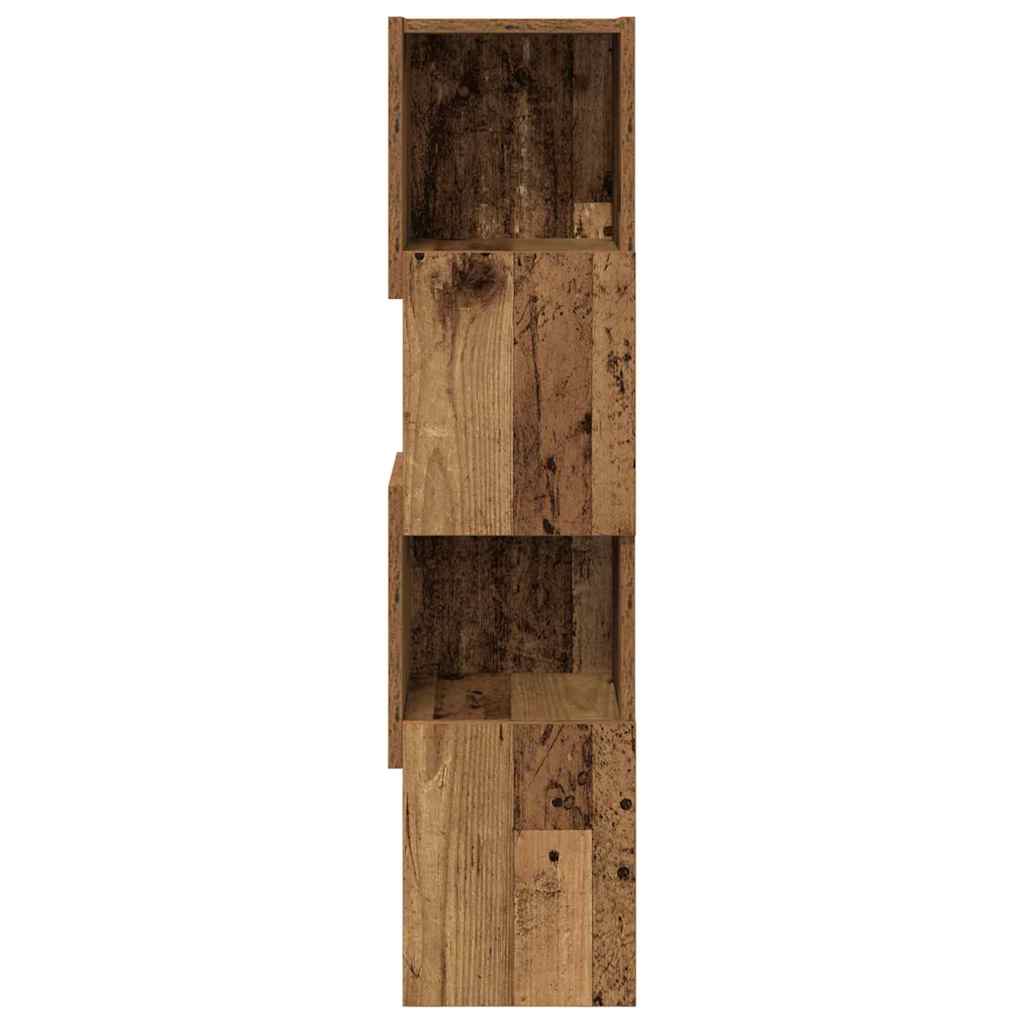 Eckschrank Altholz 25,5x25x102cm Holzwerkstoff