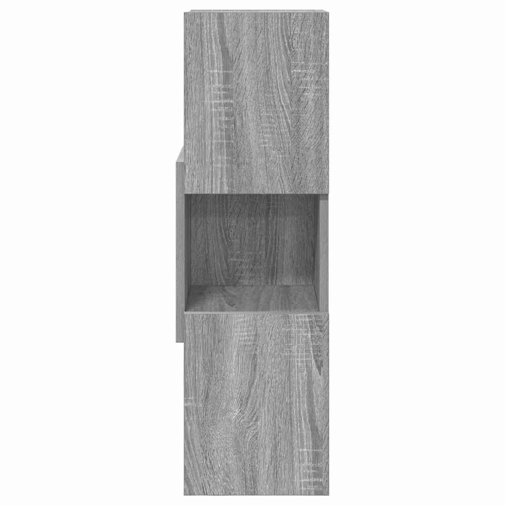 Eckschrank Graues Sonoma 25,5x25x80cm Holzwerkstoff
