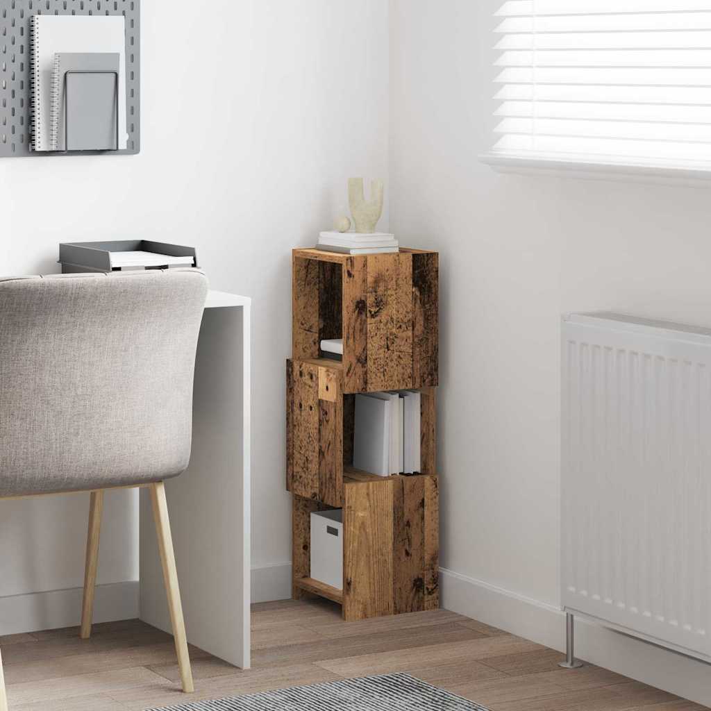 Eckschrank Altholz 25,5x25x80cm Holzwerkstoff