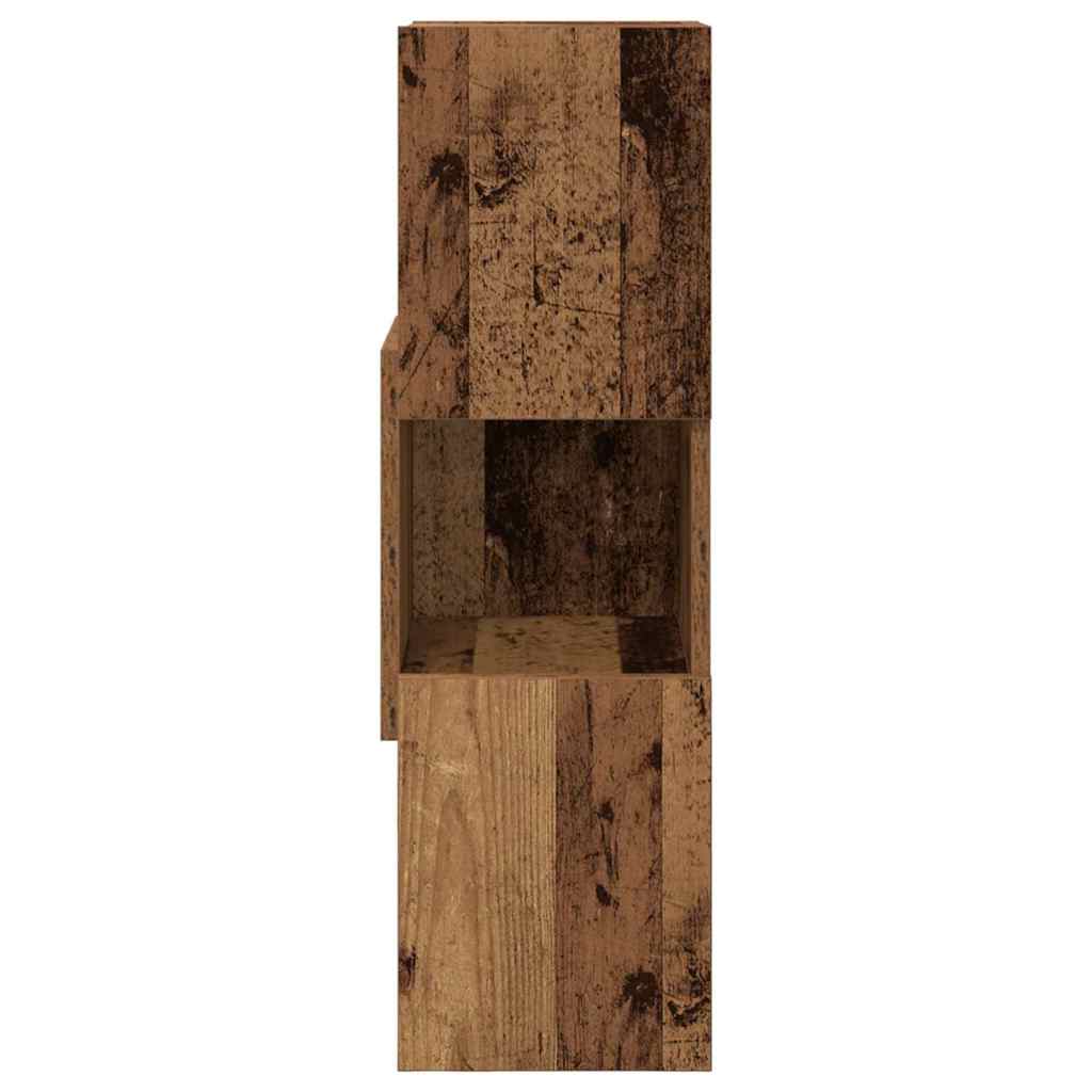 Eckschrank Altholz 25,5x25x80cm Holzwerkstoff
